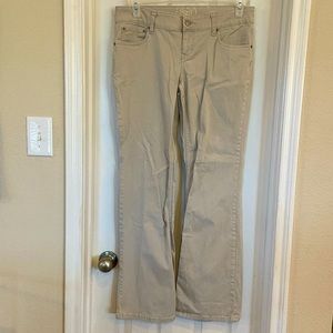 So Sonoma Soft Cream Flare Jeans Size 13 Womens